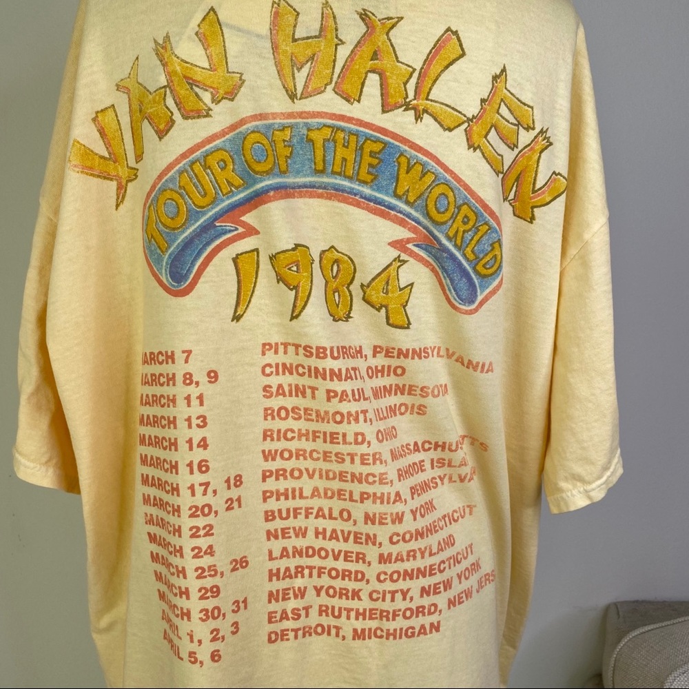 One left! UO Van Halen T-Shirt Dress - Picture 7 of 8